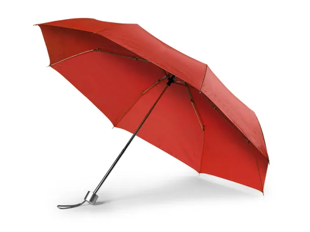 SUPER MINI foldable umbrella with manual opening - CASTELLI Red