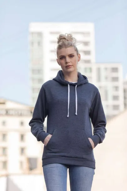 HEATHER HOODIE Ženska majica s kapuljačom - Just Hoods Navy Heather