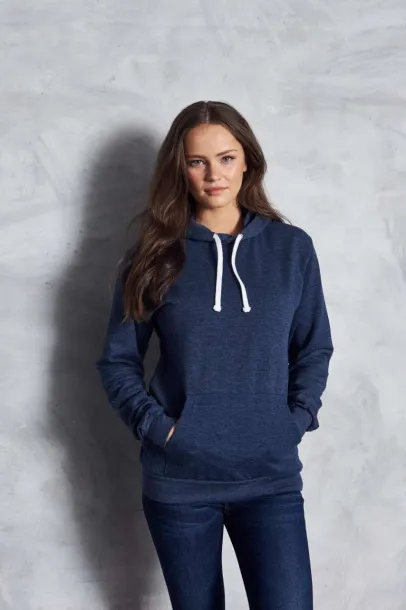 HEATHER HOODIE Ženska majica s kapuljačom - Just Hoods Navy Heather