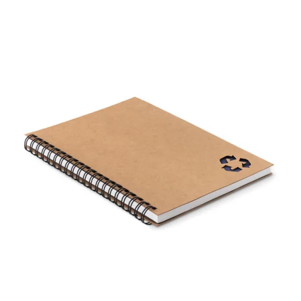 PIEDRA 70 lined sheet ring notebook Blue