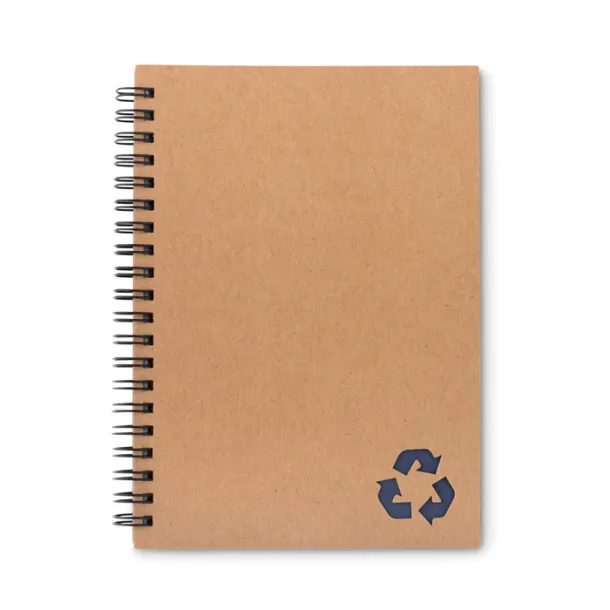 PIEDRA 70 lined sheet ring notebook Blue