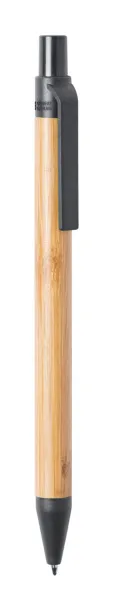 Slothic bamboo ballpoint pen Black Natural