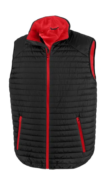  Thermoquilt Gilet - Result Genuine Recycled Black Crvena