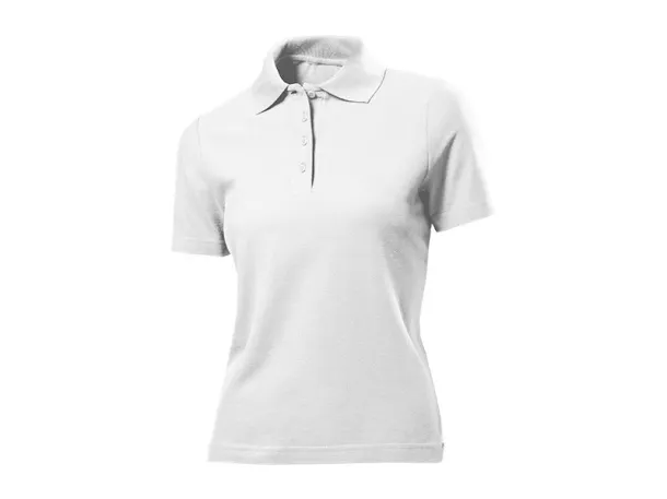 UNA women’s jersey polo shirt - EXPLODE White