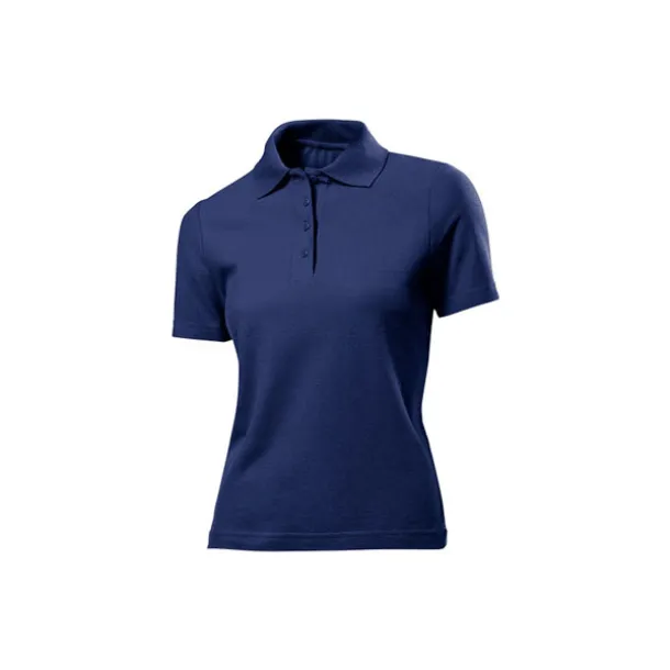 UNA women’s jersey polo shirt - EXPLODE Blue