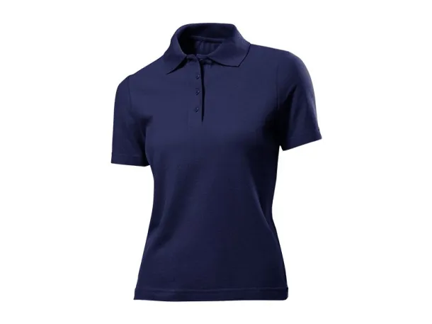 UNA women’s jersey polo shirt - EXPLODE Blue