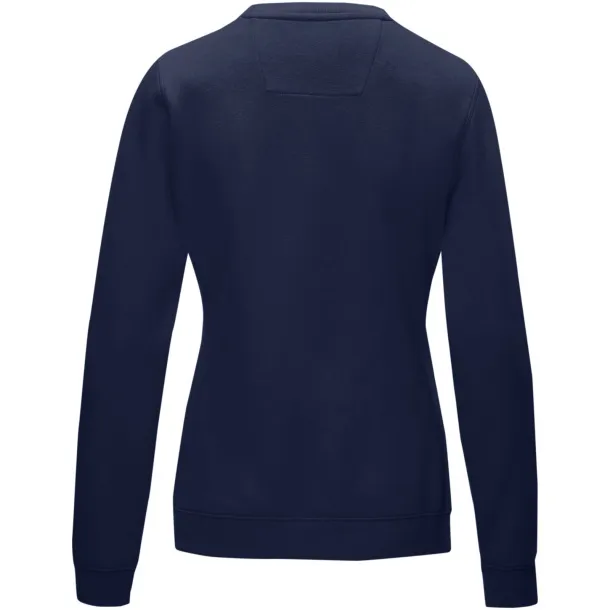 Jasper women’s GOTS organic GRS recycled crewneck sweater - Elevate NXT Navy Blue