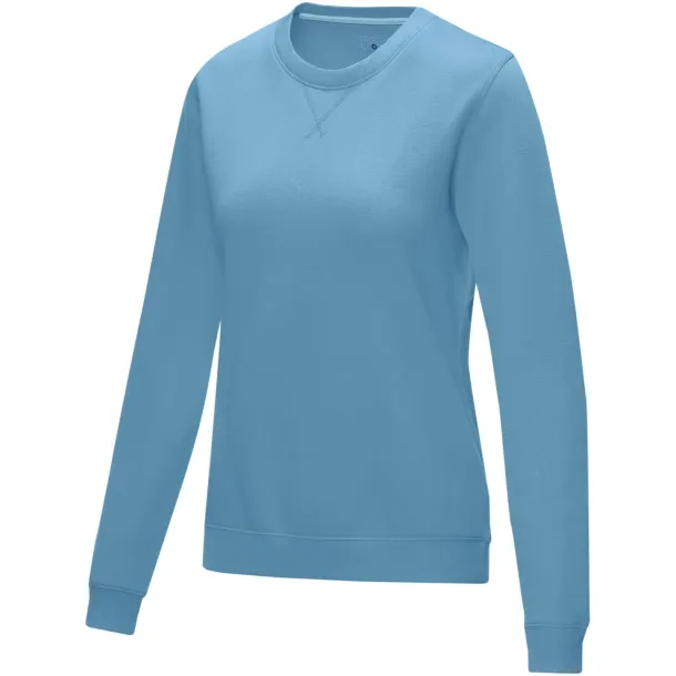 Jasper women’s GOTS organic GRS recycled crewneck sweater - Elevate NXT NXT blue