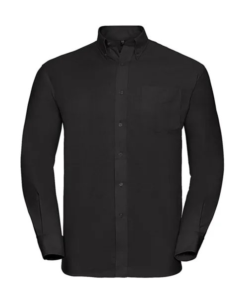  Oxford Shirt LS - Russell Collection Black