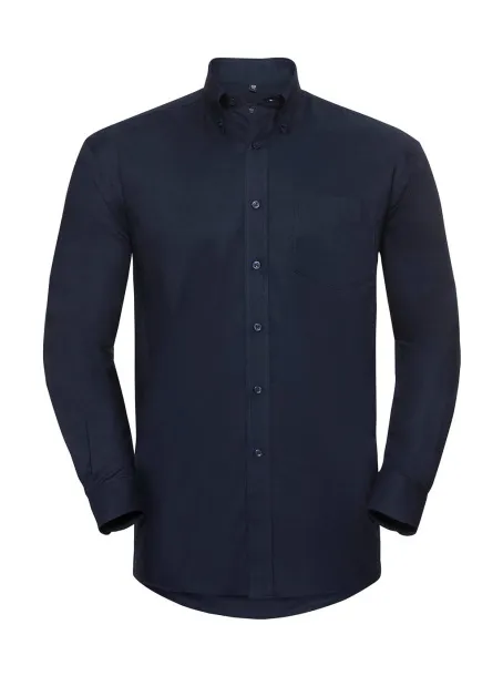  Oxford košulja dugih rukava - Russell Collection Bright Navy