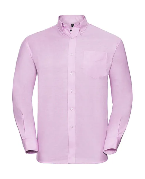  Oxford košulja dugih rukava - Russell Collection Classic Pink