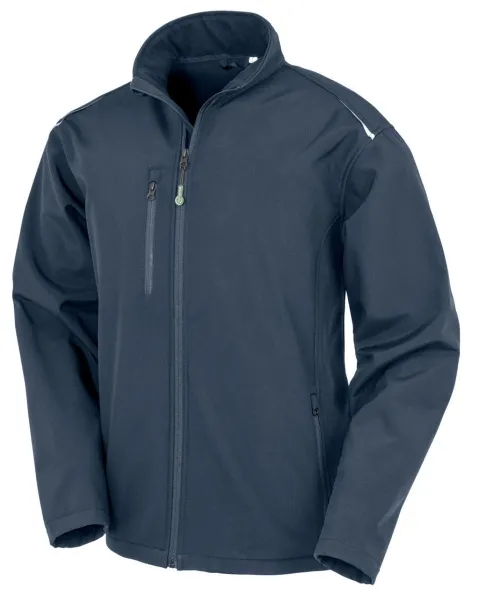  Recycled 3-Layer Printable Softshell Jacket - Result Recycled Navy