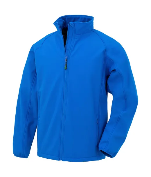  Men's Recycled 2-Layer Printable Softshell Jacket - Result Genuine Recycled Royal