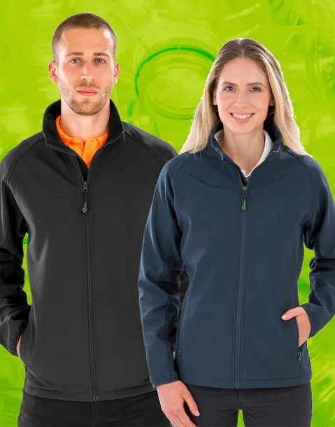  Men's Recycled 2-Layer Printable Softshell Jacket - Result Genuine Recycled