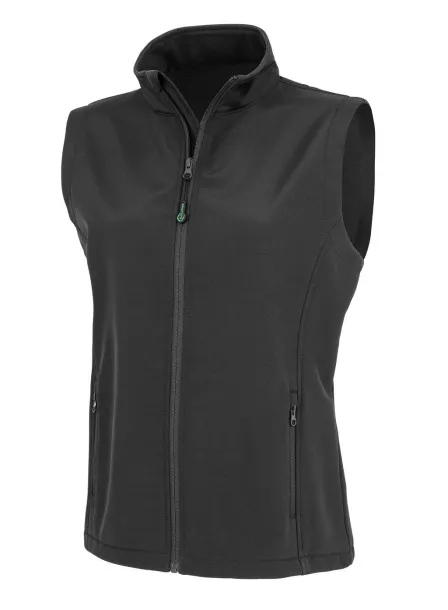  Women's Recycled 2-Layer Printable Softshell B/W - Result Recycled Black