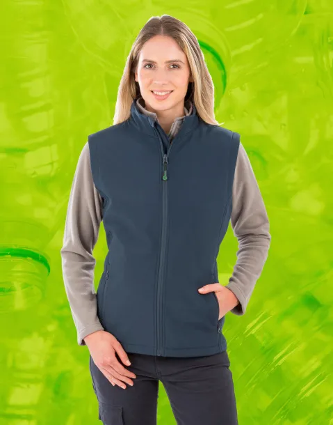  Ženski prsluk od recikliranog dvoslojnog softshella - Result Recycled