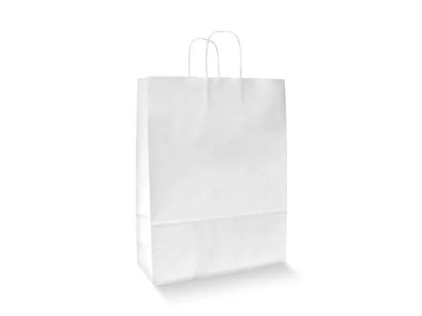 EKO White paper bag with twisted paper handles (larger dimensions)