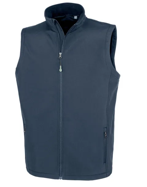  Men's Recycled 2-Layer Printable Softshell B/W - Result Recycled Navy