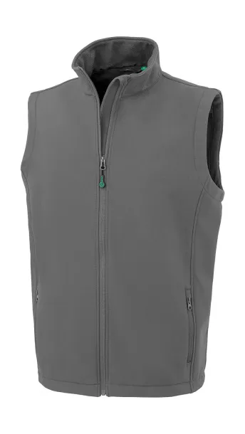  Muški prsluk od recikliranog dvoslojnog softshella - Result Recycled Workguard Grey