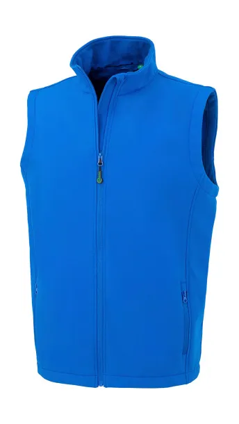  Men's Recycled 2-Layer Printable Softshell B/W - Result Recycled Royal