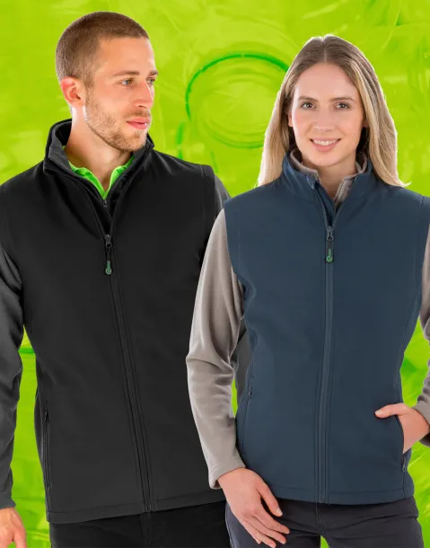  Men's Recycled 2-Layer Printable Softshell B/W - Result Recycled