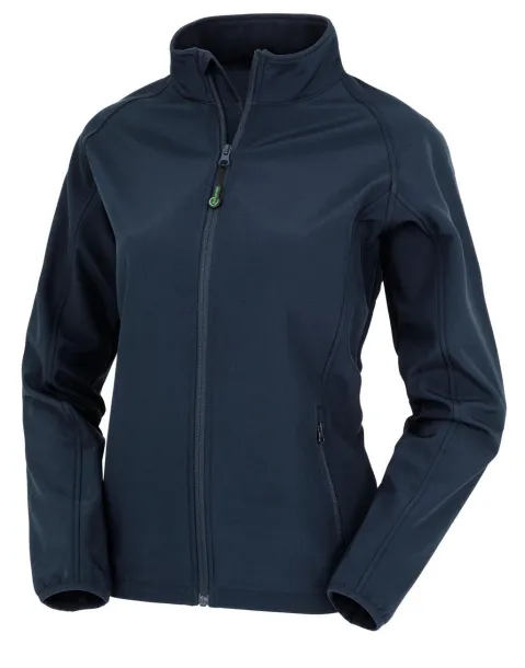  Women's Recycled 2-Layer Printable Softshell Jkt - Result Genuine Recycled Navy