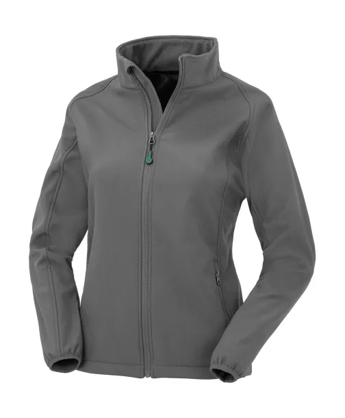  Women's Recycled 2-Layer Printable Softshell Jkt - Result Genuine Recycled Workguard Grey