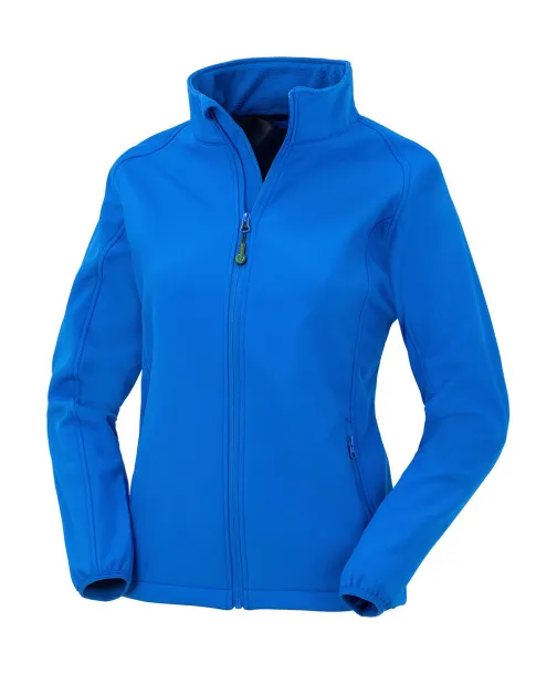  Women's Recycled 2-Layer Printable Softshell Jkt - Result Genuine Recycled Royal