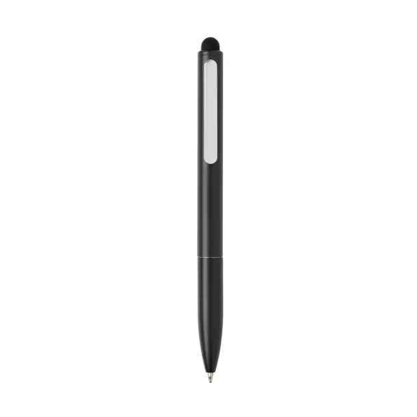  Kymi RCS certified recycled aluminum pen with stylus - XD Collection Black 