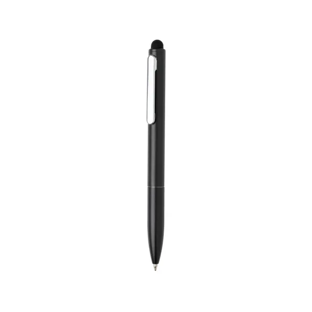  Kymi RCS certified recycled aluminum pen with stylus - XD Collection Black 