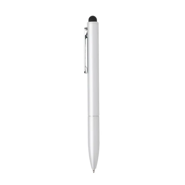  Kymi RCS certified recycled aluminum pen with stylus - XD Collection Silver 