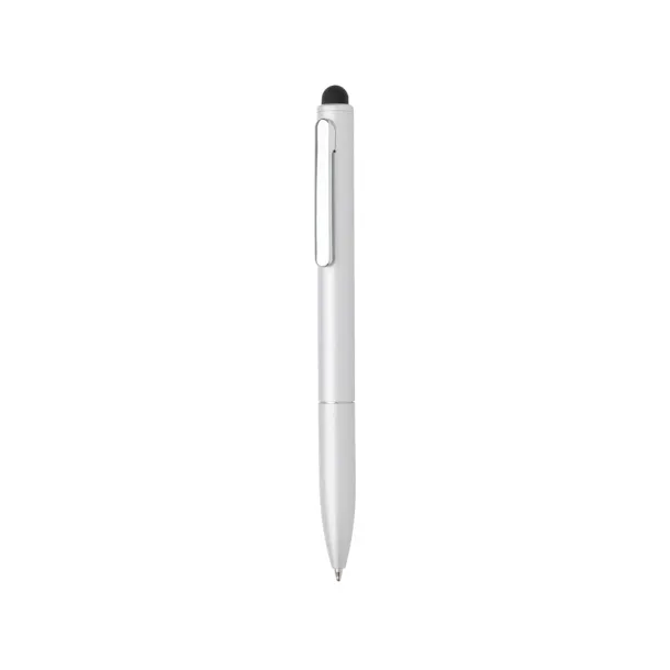  Kymi RCS certified recycled aluminum pen with stylus - XD Collection Silver 