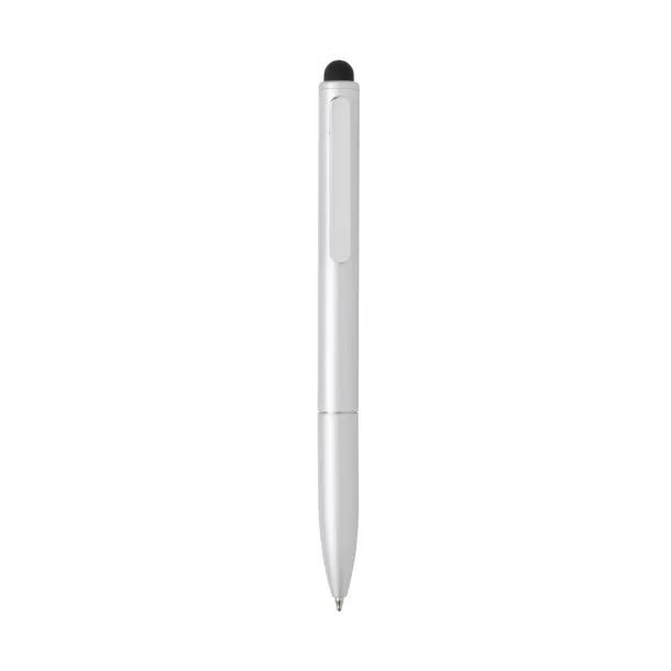  Kymi RCS certified recycled aluminum pen with stylus - XD Collection Silver 