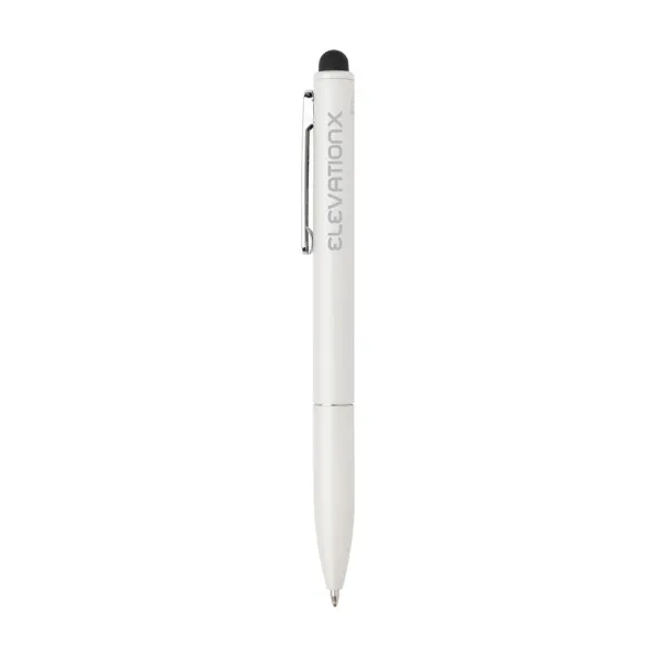  Kymi RCS certified recycled aluminum pen with stylus - XD Collection White 