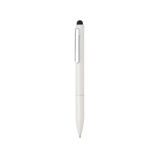  Kymi RCS certified recycled aluminum pen with stylus - XD Collection White 