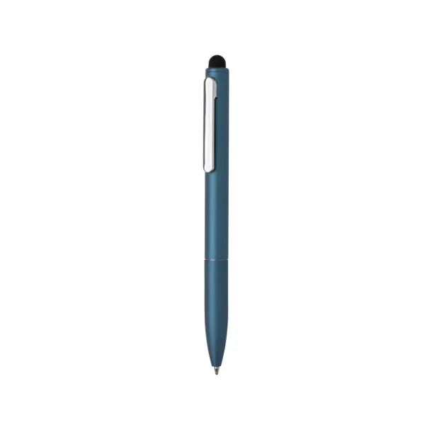  Kymi RCS certified recycled aluminum pen with stylus - XD Collection Kraljevski plava