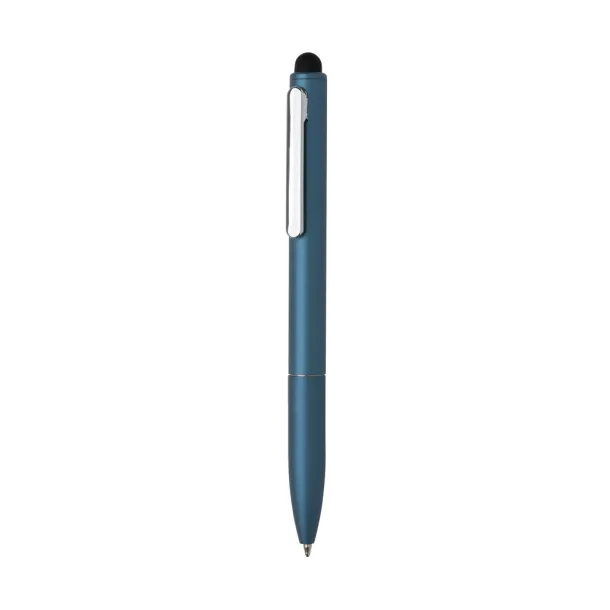  Kymi RCS certified recycled aluminum pen with stylus - XD Collection blue 