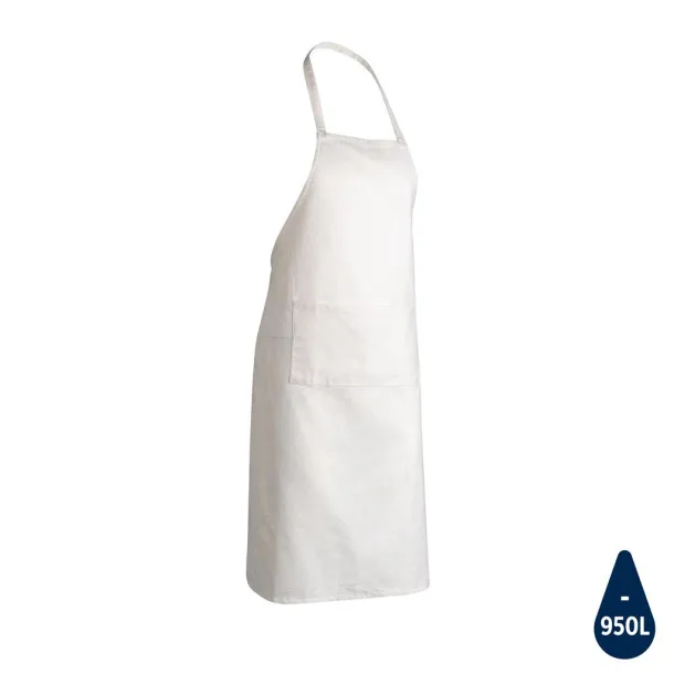  Impact AWARE™ Recycled cotton apron 180 g/m² - XD Collection Mist white 