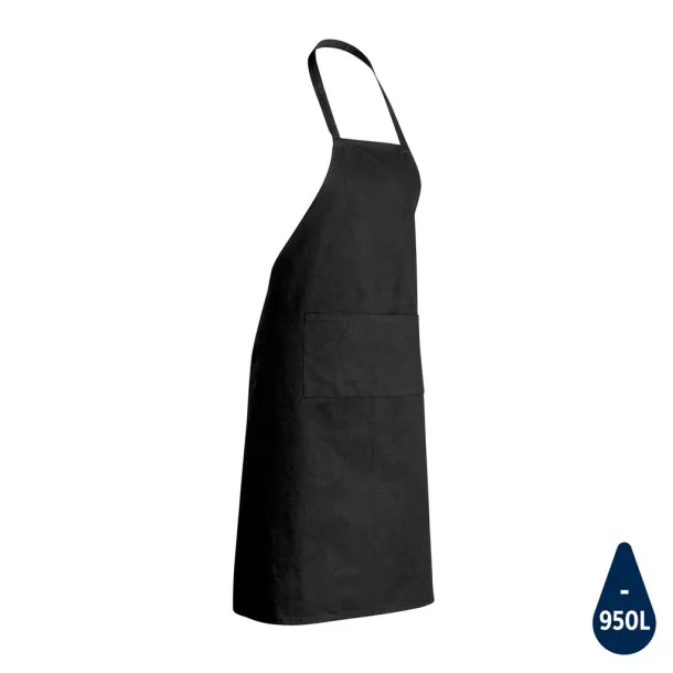  Impact AWARE™ Recycled cotton apron 180 g/m² - XD Collection Black 