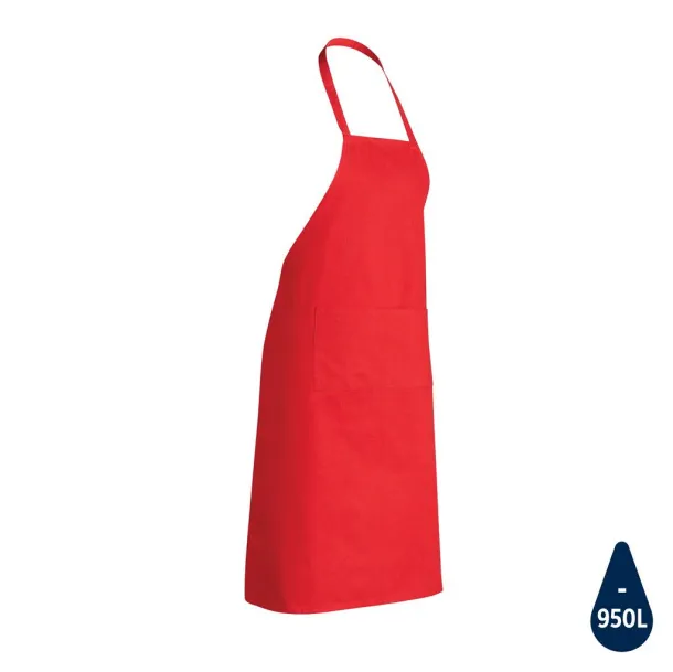  Impact AWARE™ Recycled cotton apron 180 g/m² - XD Collection Red 