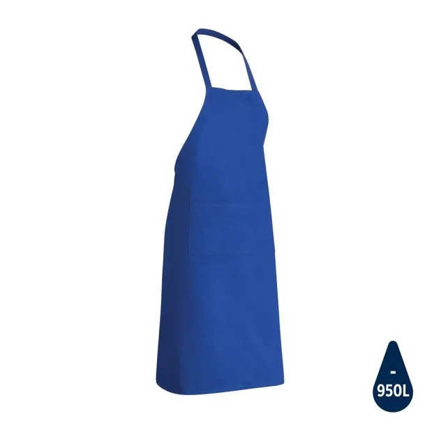  Impact AWARE™ Recycled cotton apron 180 g/m² - XD Collection Plava 