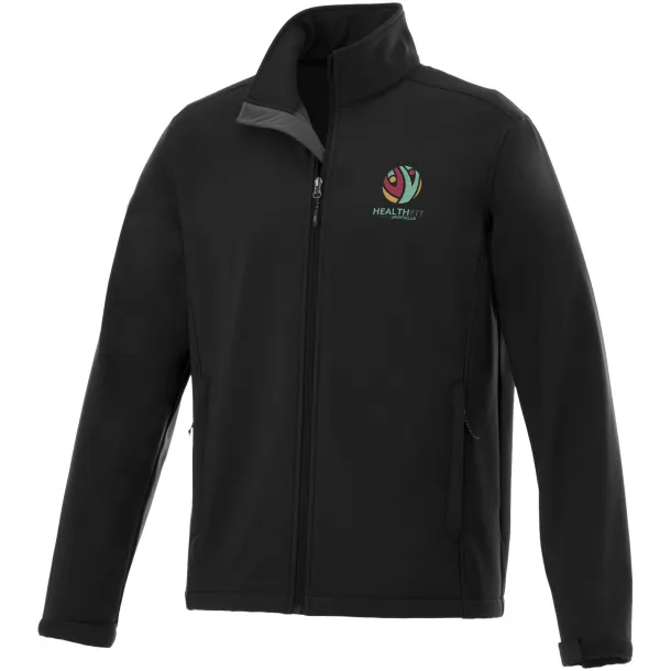 Maxson softshell jacket - Elevate Life Solid black