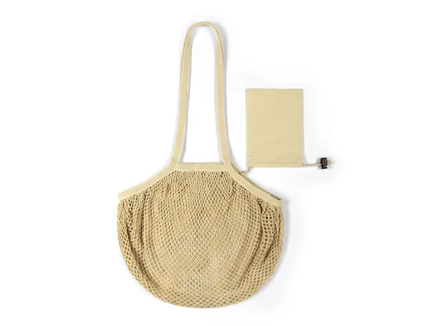 GINGER Cotton shopping bag, 160 g/m2 - BRUNO Cream Bež