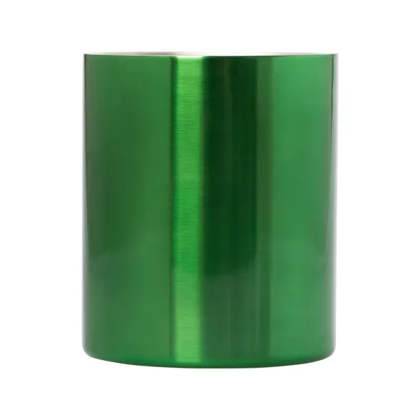 STALWART 240 ml stainless steel mug Green