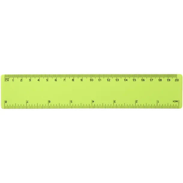 Rothko 20 cm plastic ruler Lime