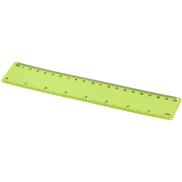 Rothko 20 cm plastic ruler Lime