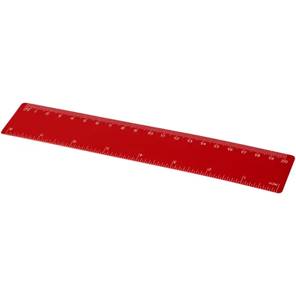 Rothko 20 cm plastic ruler Red