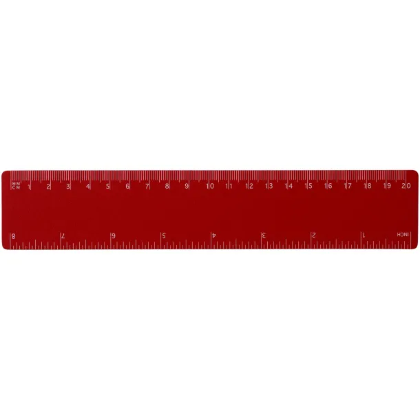 Rothko 20 cm plastic ruler - Unbranded Red