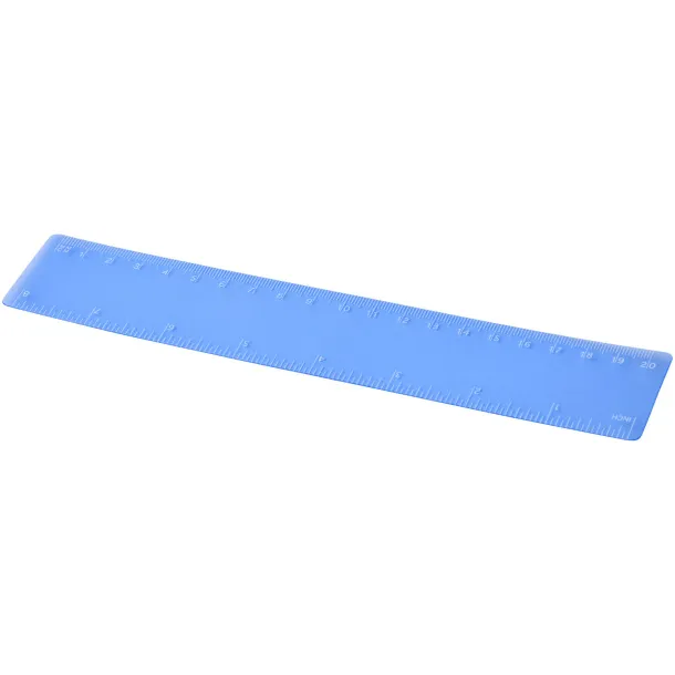 Rothko 20 cm plastic ruler Frosted blue