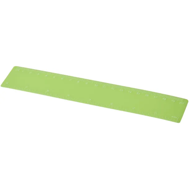 Rothko 20 cm plastic ruler Frosted green